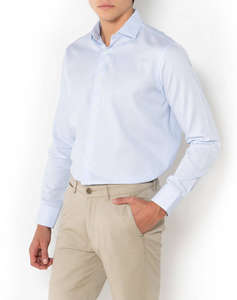 THE BOSTONIANS РИЗА DOBBY CUSTOM FIT Patterned DOBBY Semi-rex Custom Fit