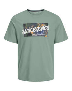 JACK&JONES JJHAWAII SHAPE TEE SS CREW NECK LN