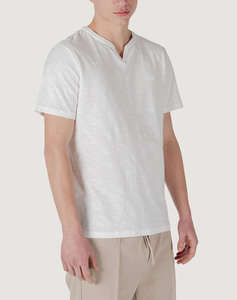 ANTONY MORATO MMKS02483FA100246 MIN OF 6 T-SHIRT REGULAR FIT IN SLUB COTTON FABRIC WITH EMBROIDERY LOGO ON FRONT МЪЖКА ТЕНИСКА