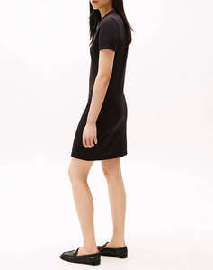 TOMMY HILFIGER SLIM OPEN NK POLO DRESS SS