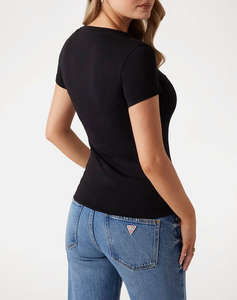 GUESS CN SS GLITTER DEGRADE LOGO TEE ДАМСКА ТЕНИСКА