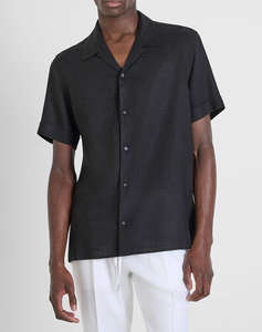 ANTONY MORATO MMSS00189FA400099 MIN OF 6 SHIRT HONOLULU RELAXED STRAIGHT FIT IN SOFT TOUCH VISCOSE LINEN BLEND FABRIC РИЗА ЗА МЪЖЕ