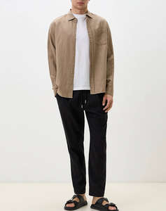 ANTONY MORATO MMTR00748FA800126 MIN OF 6 TROUSERS NEIL REGULAR FIT IN TWILL LINEN VISCOSE BLEND FABRIC МЪЖКИ ПАНТАЛОНИ