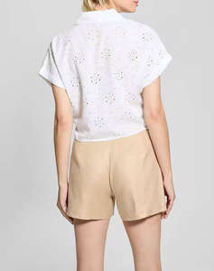 GUESS NEW SS BRIGITTE EMBRO SHIRT ДАМСКА РИЗА