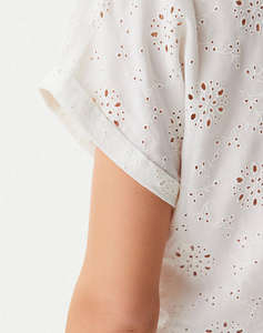 GUESS NEW SS BRIGITTE EMBRO SHIRT ДАМСКА РИЗА