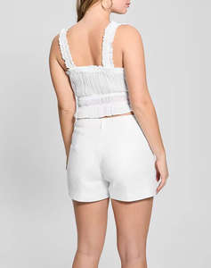 GUESS SL REYA GAUZE TOP ДАМСКА ТЕНИСКА