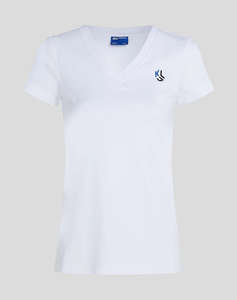 KARL LAGERFELD KLJ SLIM V-NECK TEE