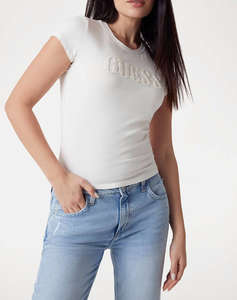 GUESS SS PONY HAIR LOGO R5 TEE ДАМСКА ТЕНИСКА