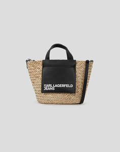 KARL LAGERFELD KLJ RAFFIA MINI TOTE (Размери: 22 x 22 x 13см)