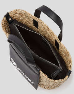 KARL LAGERFELD KLJ RAFFIA MINI TOTE (Размери: 22 x 22 x 13см)