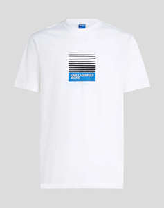 KARL LAGERFELD KLJ REG BOX FADE LOGO TEE