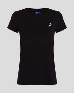 KARL LAGERFELD KLJ SLIM V-NECK TEE