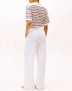 TOMMY HILFIGER ESS LINEN TAILORED STRAIGHT PANT