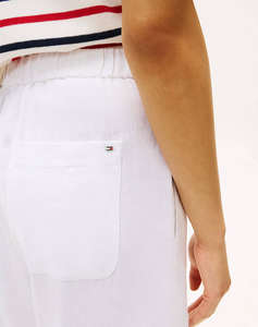 TOMMY HILFIGER ESS LINEN TAILORED STRAIGHT PANT