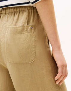 TOMMY HILFIGER ESS LINEN TAILORED STRAIGHT PANT