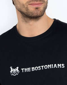 THE BOSTONIANS BLOUSE T-SHIRT TWO-TONE LOGO REGULAR