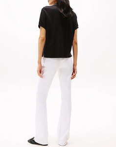 TOMMY HILFIGER LYOCELL OPEN-NK RELAXED POLO SS