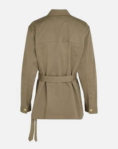TOMMY HILFIGER GOLD BUTTON UTILITY JACKET