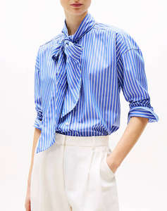 TOMMY HILFIGER SOFT CO BOW COLLAR LS SHIRT