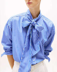 TOMMY HILFIGER SOFT CO BOW COLLAR LS SHIRT