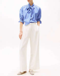 TOMMY HILFIGER SOFT CO BOW COLLAR LS SHIRT