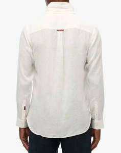SUPERDRY D2 STUD VACATION L/S LINEN SHIRT МЪЖКА РИЗА