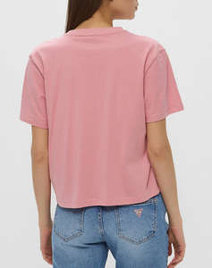 GUESS JEANS GJ SS CN BOXY EMBRO LOGO TEE ДАМСКА ТЕНИСКА