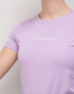 GUESS JEANS GJ SS CN SLIM LOGO PRINT TEE ДАМСКА ТЕНИСКА