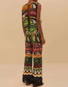 FARM RIO COCONUT TREE FLOW PANTS