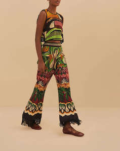 FARM RIO COCONUT TREE FLOW PANTS