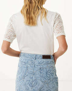 MEXX Crochet sleeve top