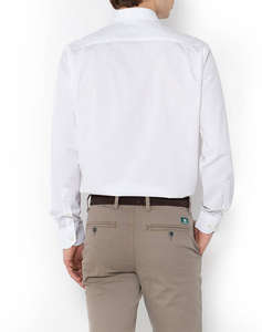 THE BOSTONIANS РИЗА POPLIN CUSTOM FIT Plain POPLIN Classic Custom Fit