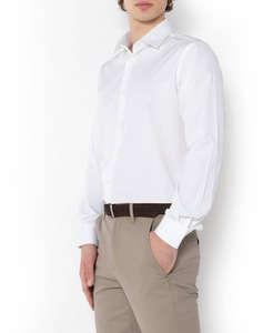 THE BOSTONIANS РИЗА POPLIN CUSTOM FIT Plain POPLIN Classic Custom Fit