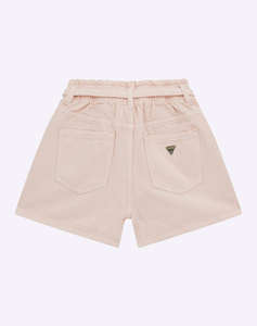 GUESS RIGID BULL DENIM SHO - COTTON RIGID TWILL КЪСИ ПАНТАЛОНИ ЗА ДЕЦА GIRL
