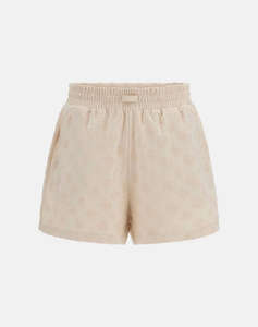 GUESS PEONY JACQUARD SHORT - RECY POLY-COTTON JACQ SPONGE ДАМСКИ КЪСИ ПАНТАЛОНИ
