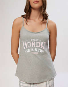 MINERVA ДАМСКА ПИЖАМА ΜΠΡΤ.MONDAY
