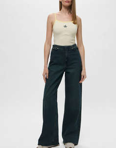 GUESS JEANS GJ EMB STAR TANK TOP - ORG CO JERSEY YD STRETCH 180 ТЕНИСКА W