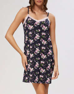 MINERVA ДАМСКА НОЩНИЦА LACE FLORAL