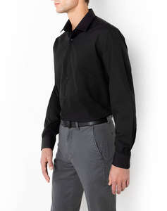 THE BOSTONIANS РИЗА POPLIN CUSTOM FIT Plain POPLIN Classic Custom Fit