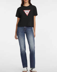 GUESS JEANS GJ SS CN BOXY ICONIC TEE ДАМСКА ТЕНИСКА