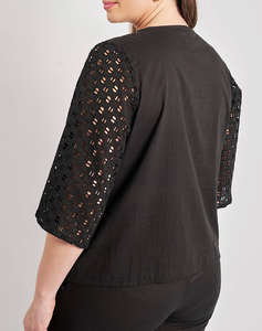PARABITA ДАМСКА ТЕНИСКА broderie, boxy