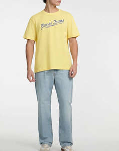 GUESS JEANS GJ SS CN REG 1981 TE - MID ORGANIC HEAVY JERSEY 205 РИЗА ЗА МЪЖЕ