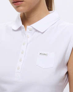 GUESS JEANS GJ SLEEVELESS COLLAR SLIM PKT ДАМСКА ТЕНИСКА