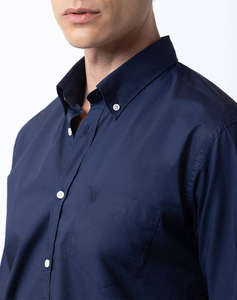 THE BOSTONIANS РИЗА POPLIN REGULAR FIT Plain POPLIN Button-down Regular Fit