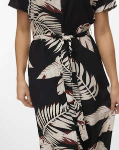 VERO MODA VMEASY JOY S/S LONG SHIRT DRESS WVN GA