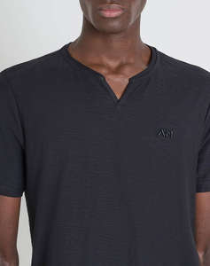 ANTONY MORATO MMKS02483FA100246 MIN OF 6 T-SHIRT REGULAR FIT IN SLUB COTTON FABRIC WITH EMBROIDERY LOGO ON FRONT МЪЖКА ТЕНИСКА