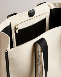 TED BAKER GEORJEY Branded Webbing Canvas Tote (Размери: 14 x 36 x 45см.)