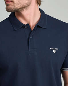 NAVY&GREEN ТЕНИСКА ПОЛО