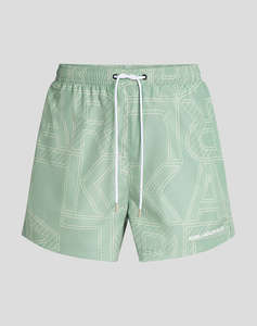 KARL LAGERFELD SEASONAL AOP SHORT BOARDSHORTS