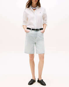 TOMMY HILFIGER ESS LINEN RELAXED SHIRT